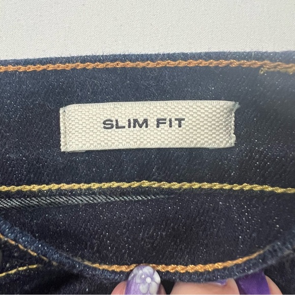 Rag & Bone Dre Jeans Womens 25 Low Rise Slim Dark Wash Stretch Denim - Picture 5 of 13